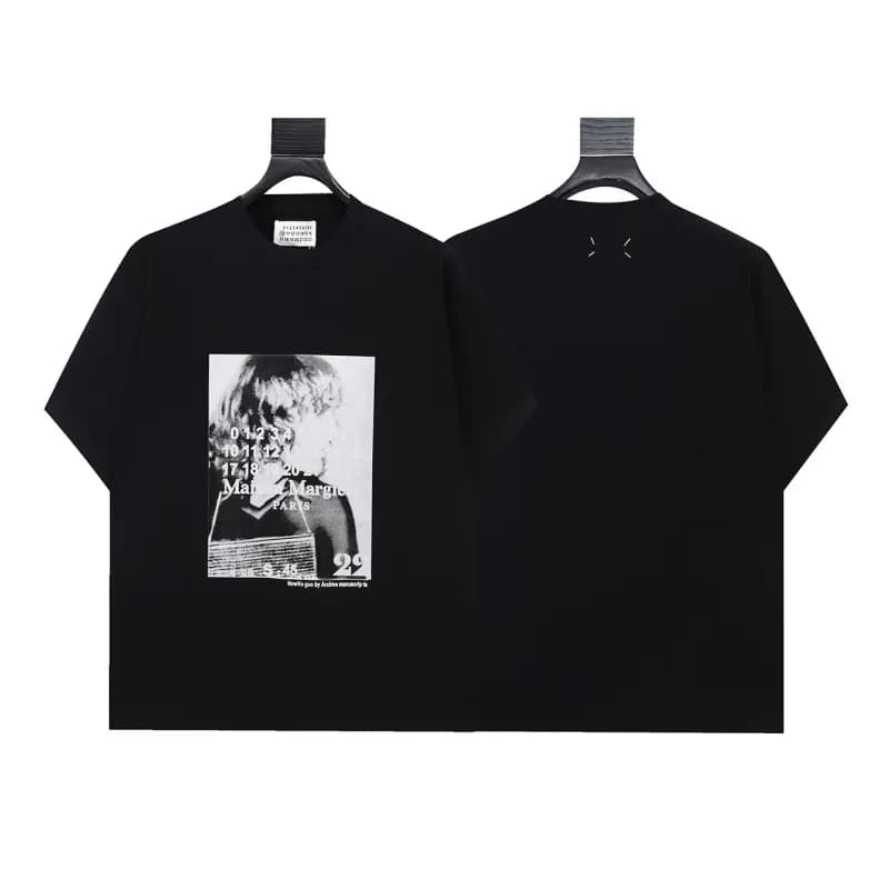 Tommy Hilfiger Graphic Tee Maison Margiela x Tommy Cash — 7002黑