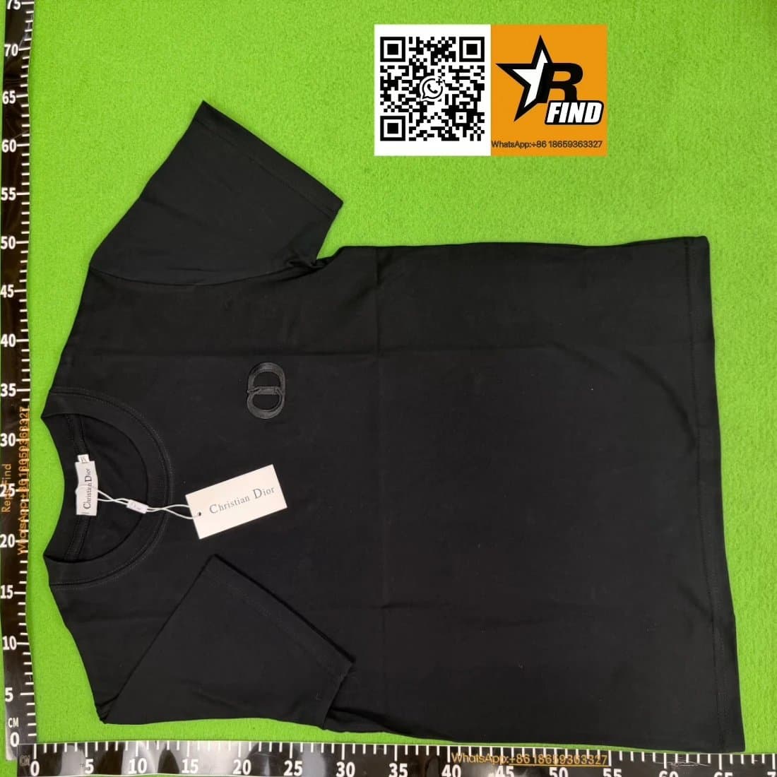 Dior Polo Shirt CD Logo — 黑色