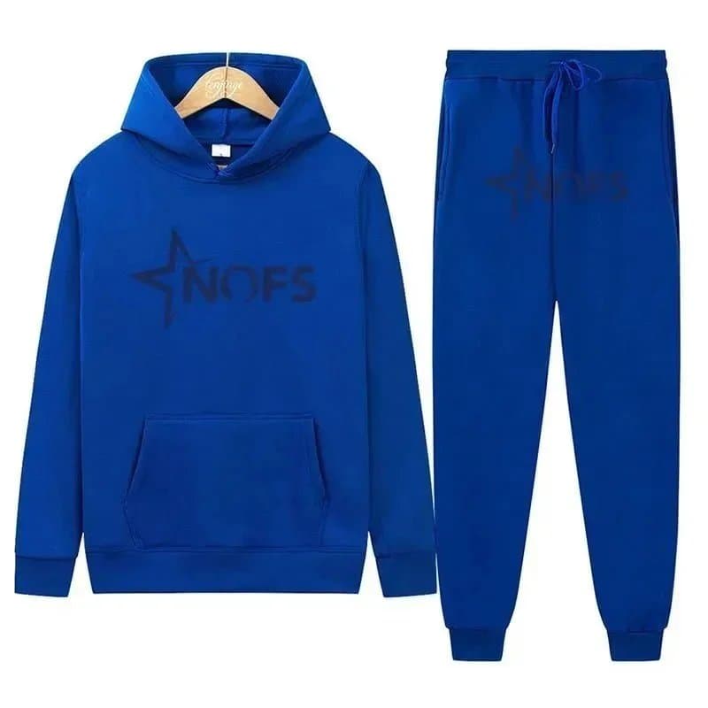 Emporio Armani EA7 Hoodie and Joggers Set Gold Logo — DD-20