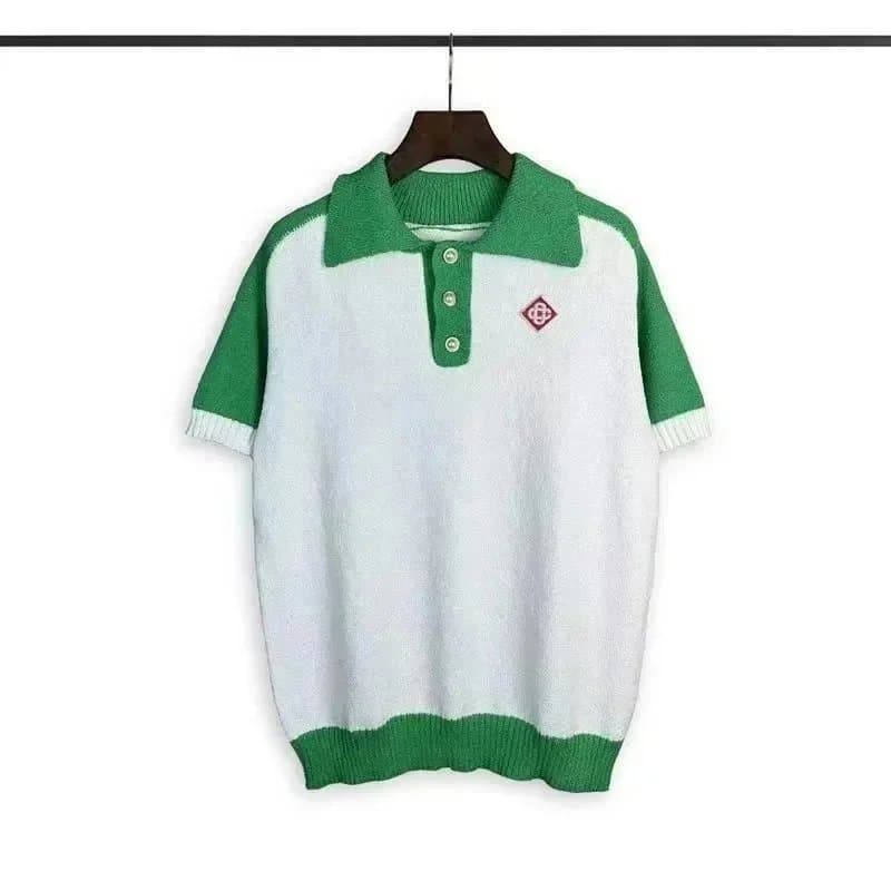 Balenciaga Knit Polo Two-Tone