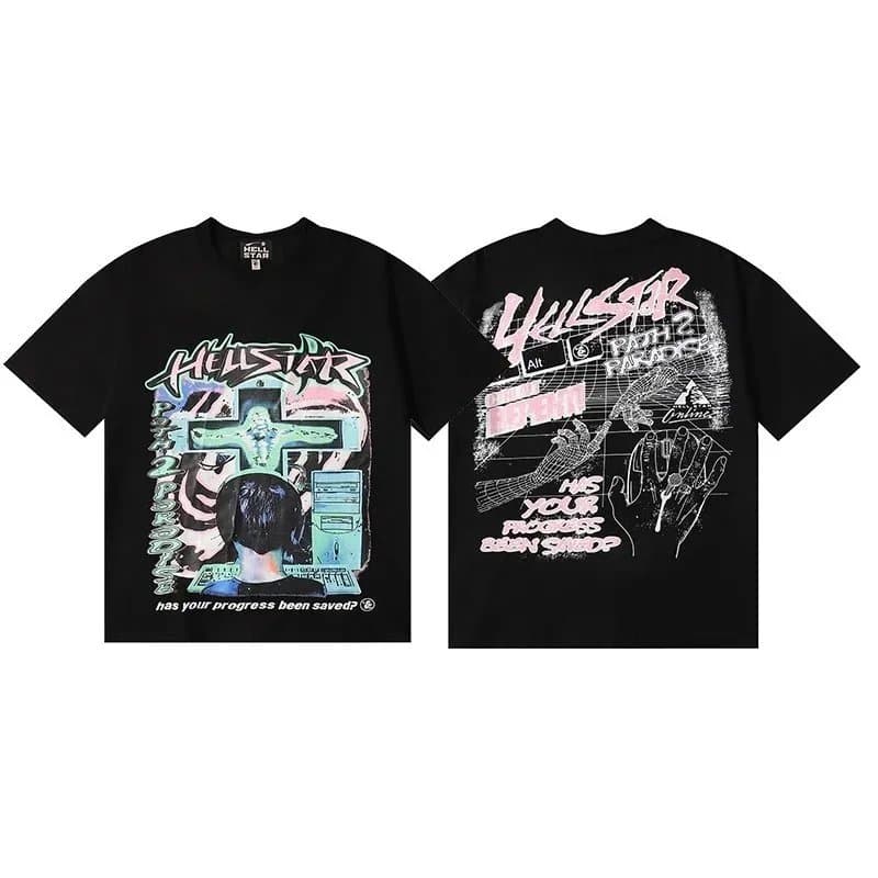 Hellstar Graphic Tee Flame Logo — 7