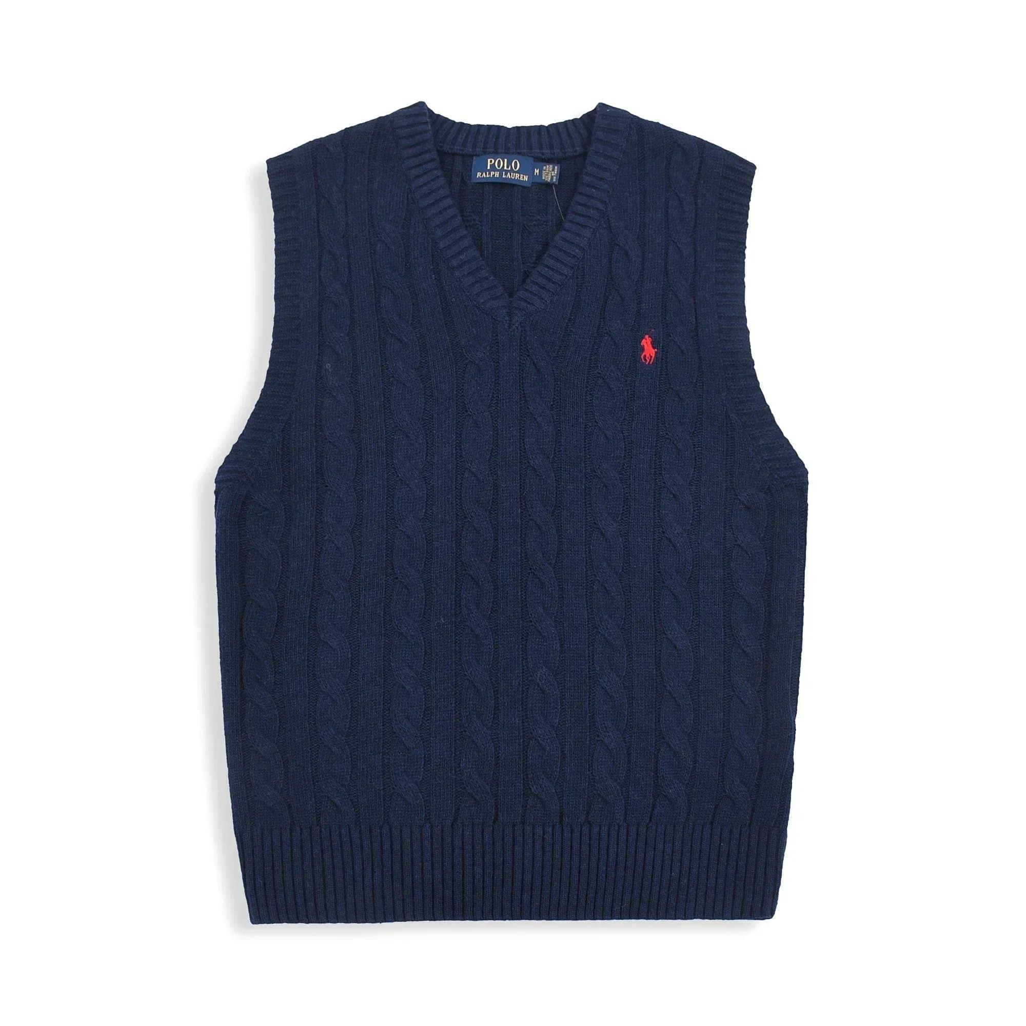 Polo Ralph Lauren Cable Knit Sweater Heather Grey — 6
