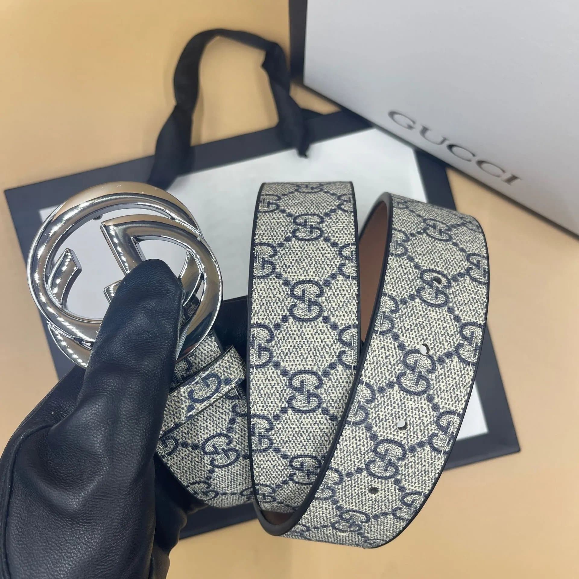 Gucci GG Marmont Belt Monogram Canvas