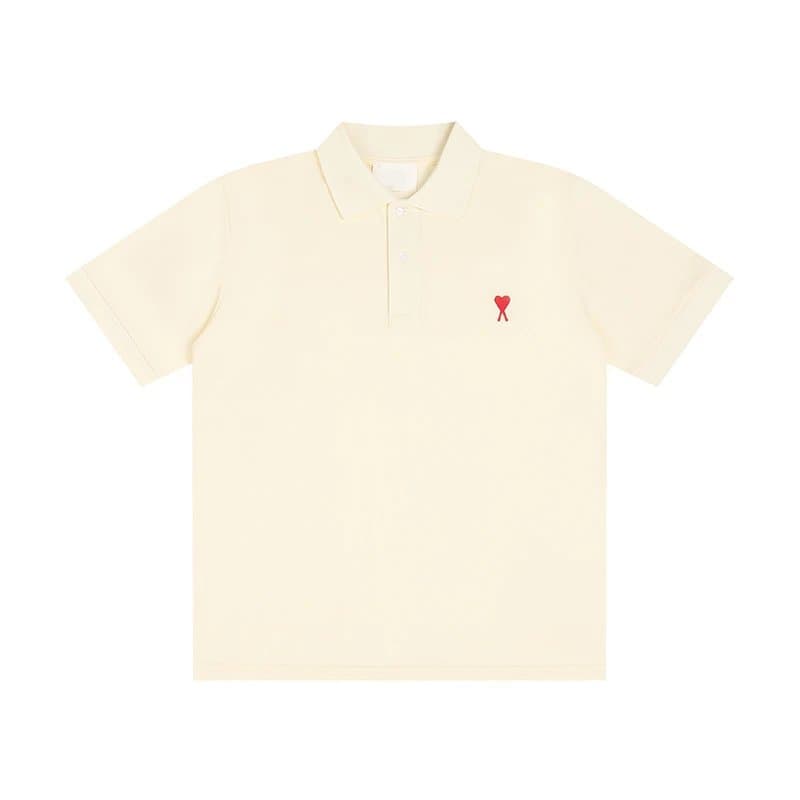 Amiri Polo Shirt Heart Logo
