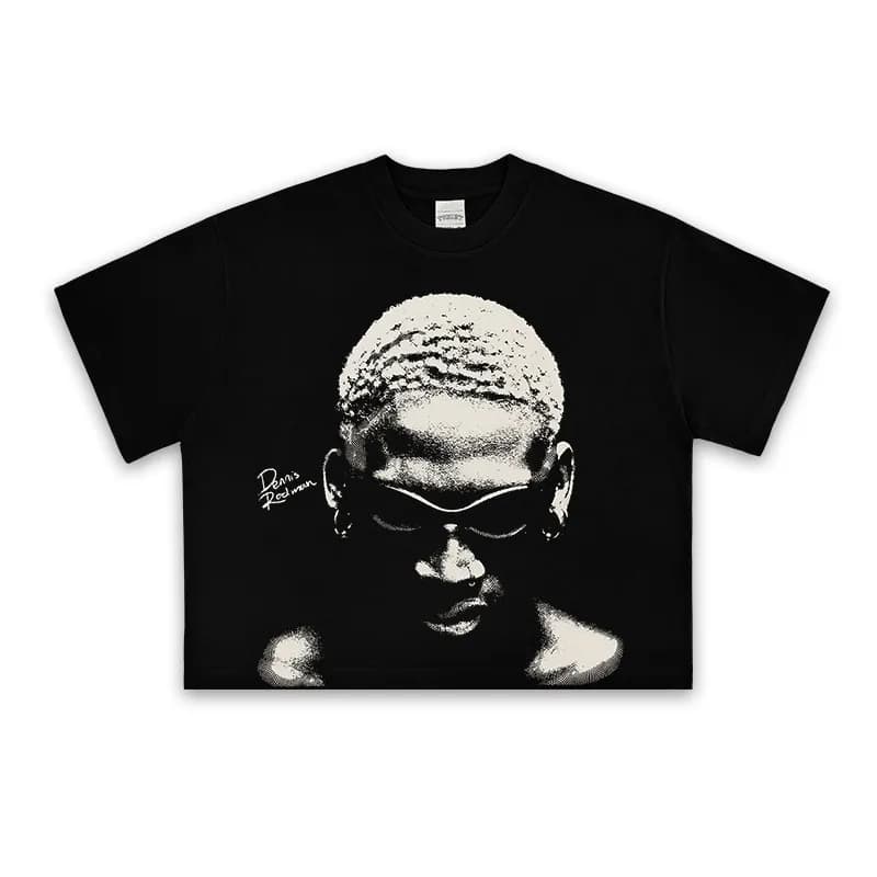 Rhude Dennis Rodman Tee Pixel Portrait