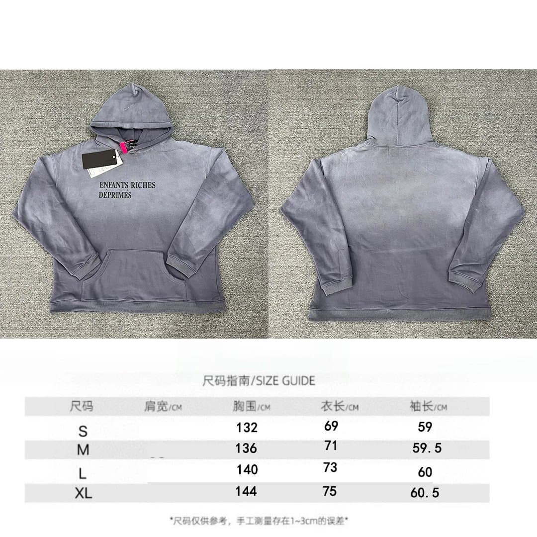 Undercover Zip-Up Hoodie Graphic Print — Washed Blue [01 Style]