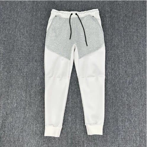 Nike Tech Fleece Joggers White/Heather Grey