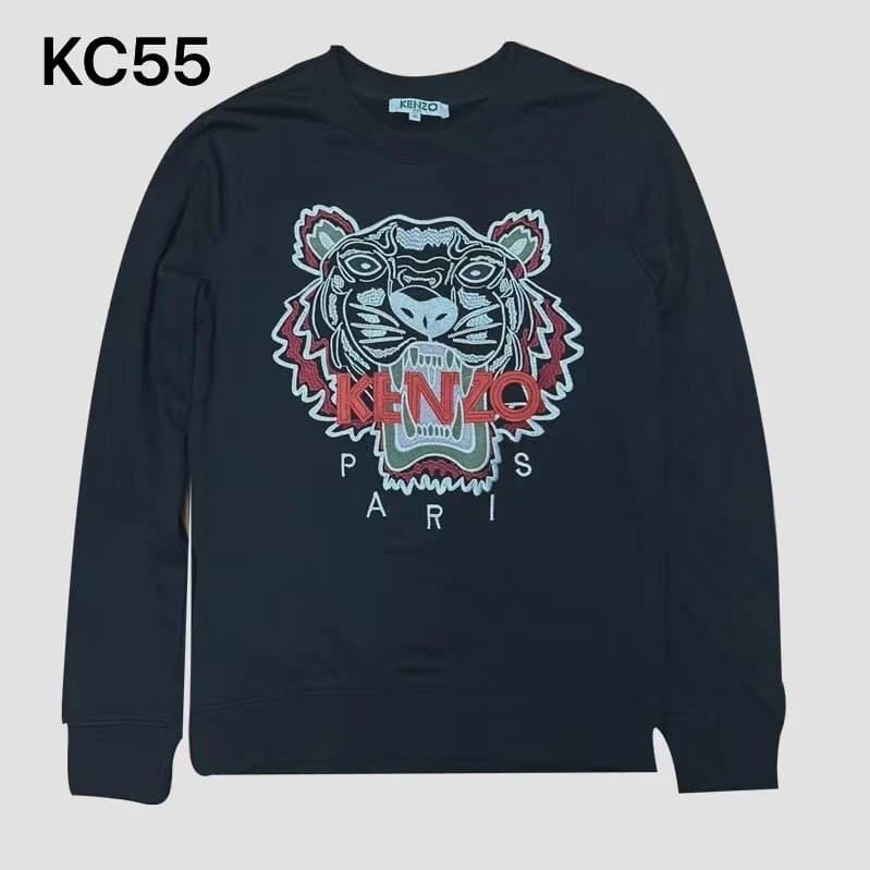Kenzo Tiger Sweatshirt Embroidered Tiger Logo