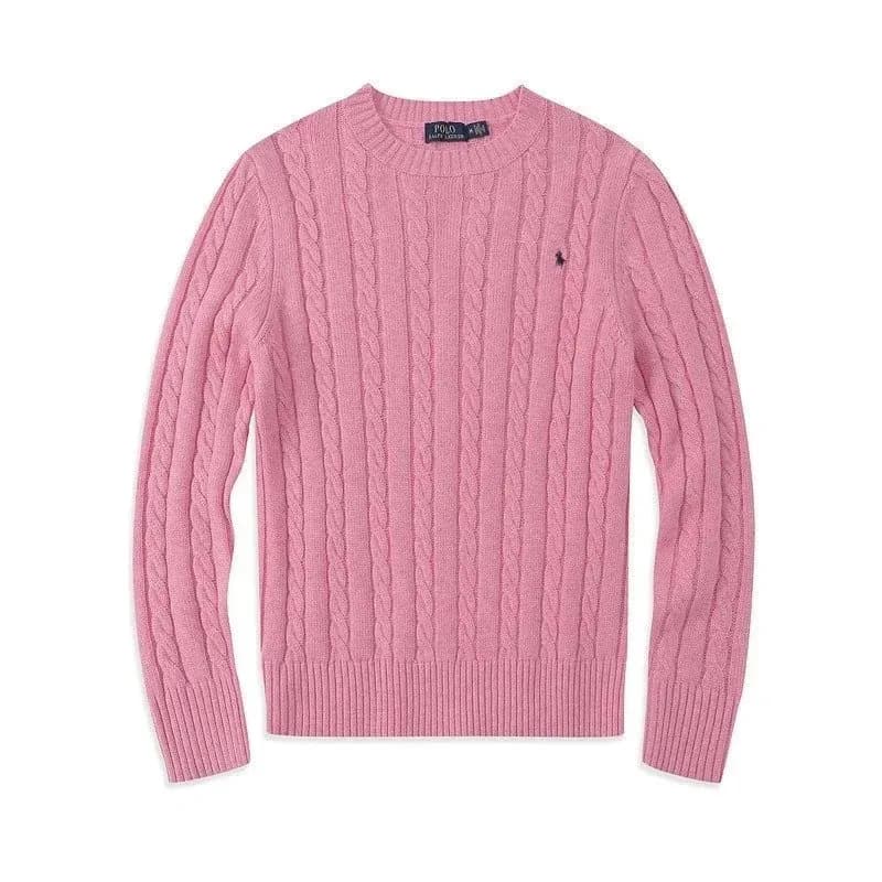 Polo Ralph Lauren Cable Knit V-Neck Sweater Classic Cable — ALBB-04 男款