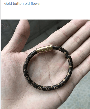 Louis Vuitton Bracelet Monogram Canvas Cord — 金扣老花