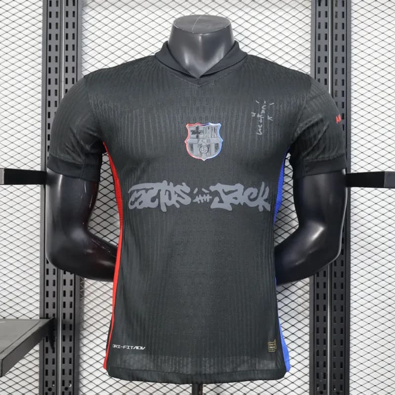 Nike FC Barcelona Away Jersey Travis Scott Cactus Jack