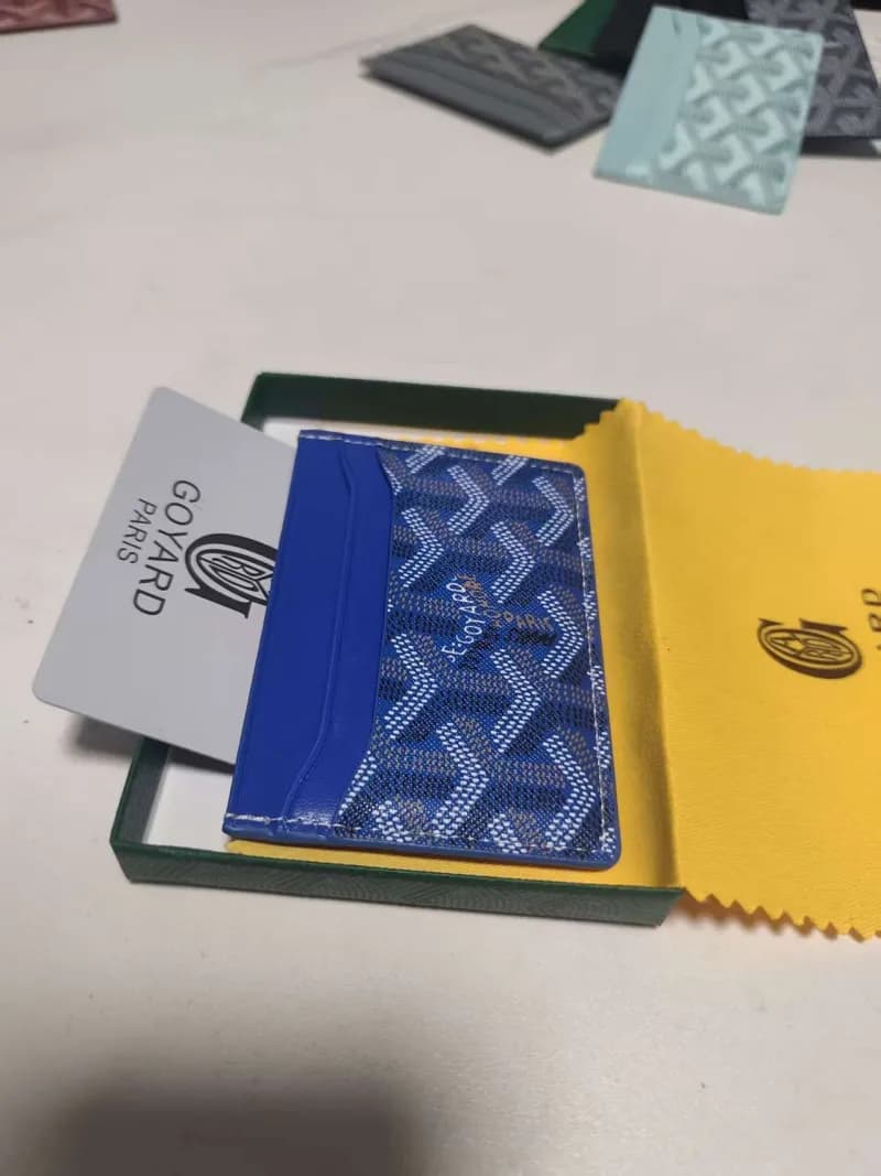 Goyard Card Holder Goyardine Canvas