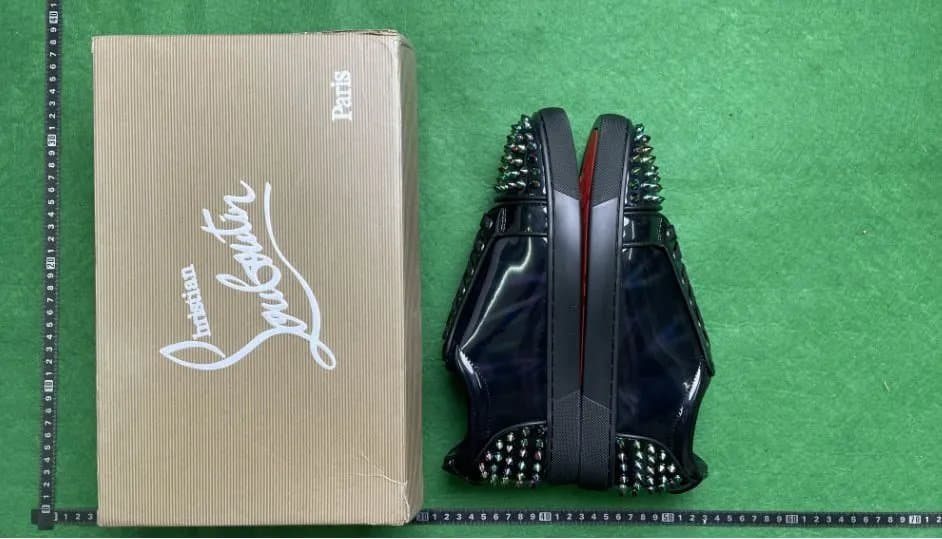 Christian Louboutin Louis Spikes Patent Leather with Studs