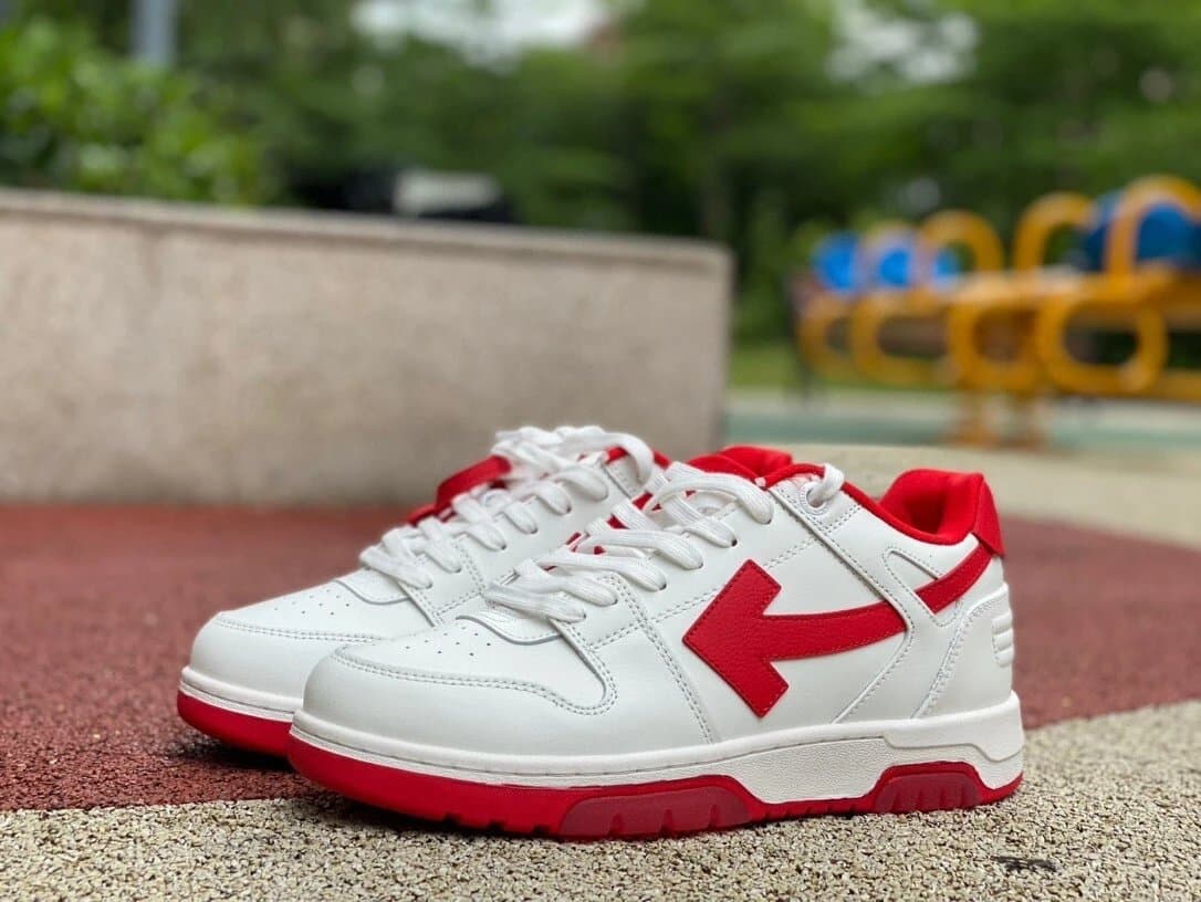 Kith x Nike Court Borough Low White Red