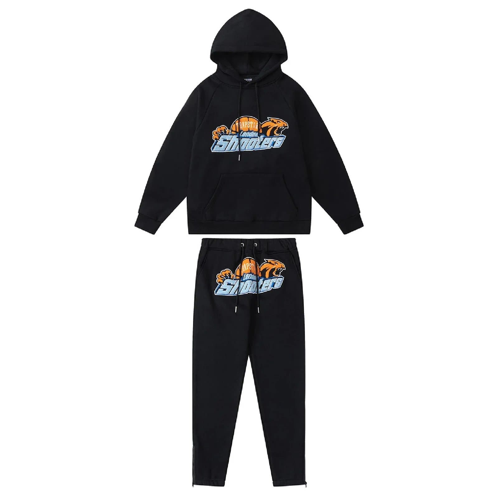 Corteiz Shooters Hoodie & Joggers Set London Shooters Graphic