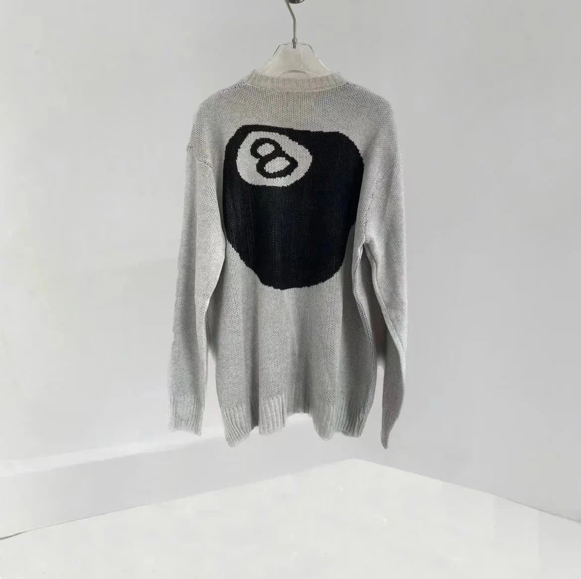 Balenciaga Knit Sweater 8-Ball Print