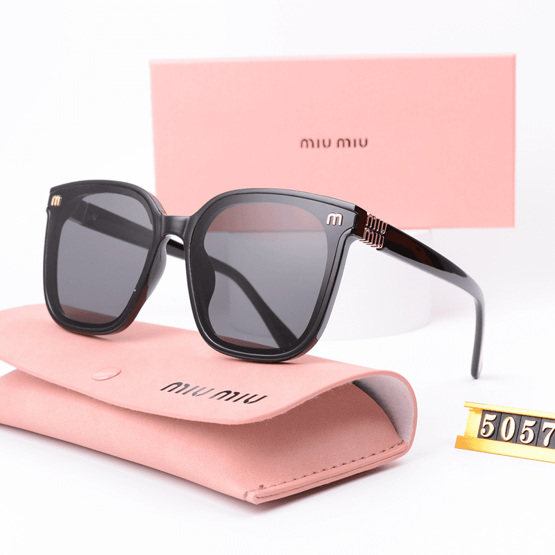Miu Miu Rectangular Optical Frame Tortoiseshell — 3442004XZ
