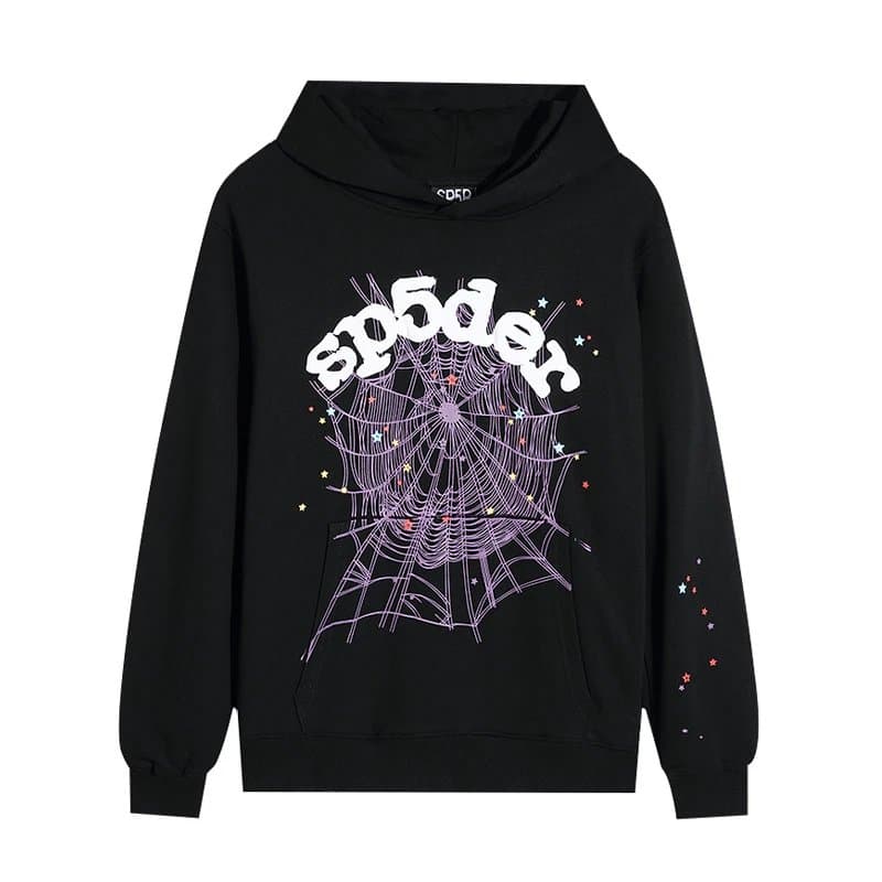 Sp5der Hoodie Spider Web Graphic