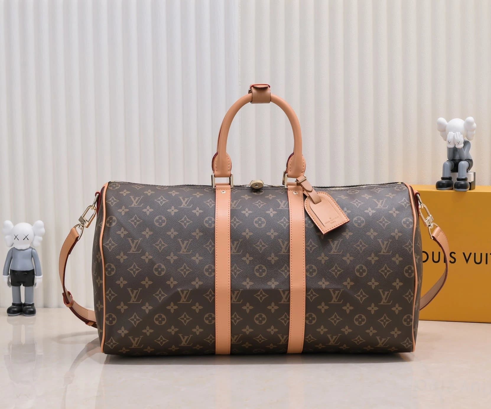 Louis Vuitton × KAWS Keepall 50 Monogram Canvas