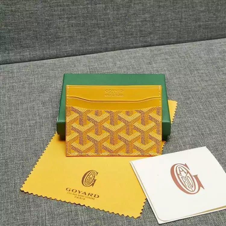Goyard Bifold Wallet Saint Louis Pattern — 款式1黄色