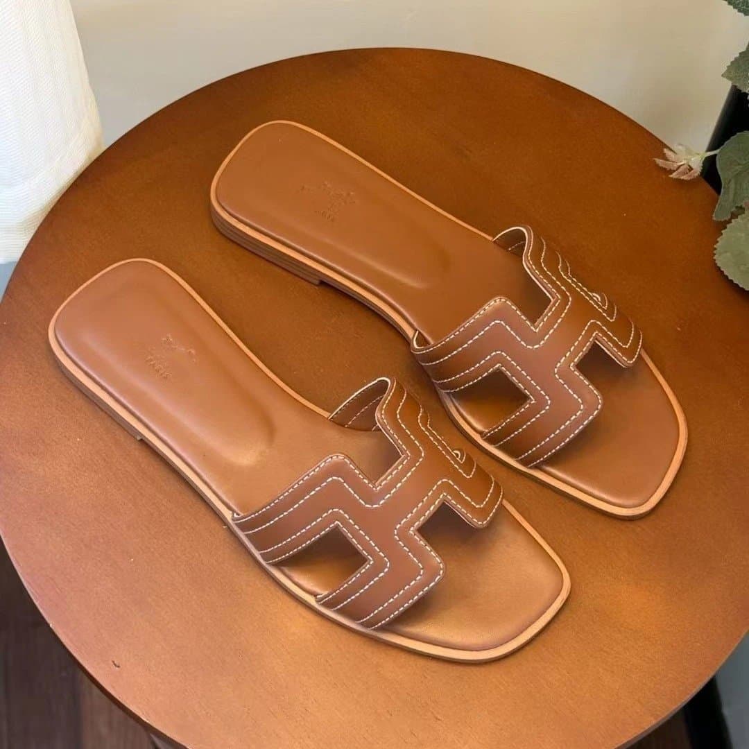 Hermès Oran Sandal H Logo Strap — 1