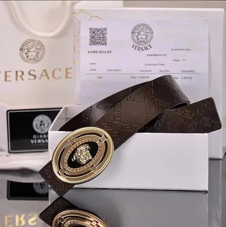 Versace Medusa Belt Greca Pattern — 07