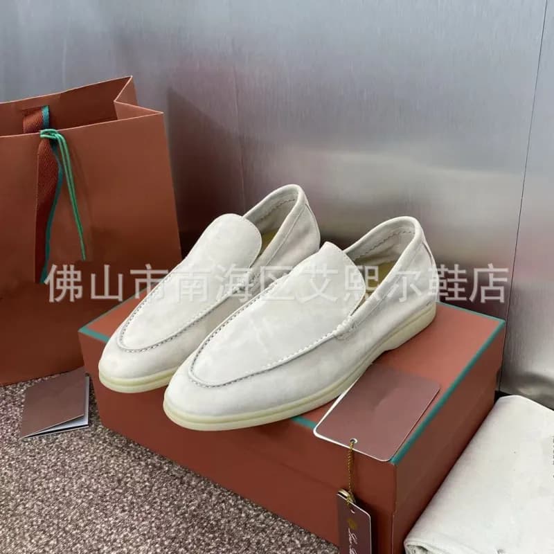Loro Piana Loafer Suede Moc-Toe