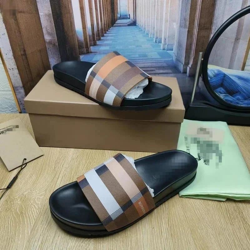 Burberry Check Slide Sandal Vintage Check