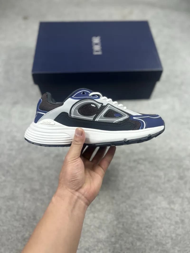 Dior B23 Low Navy Grey