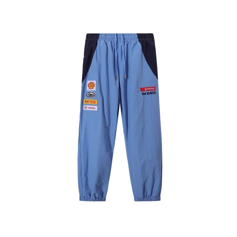 Supreme × Asics Half-Zip Windbreaker Navy — E2604蓝色