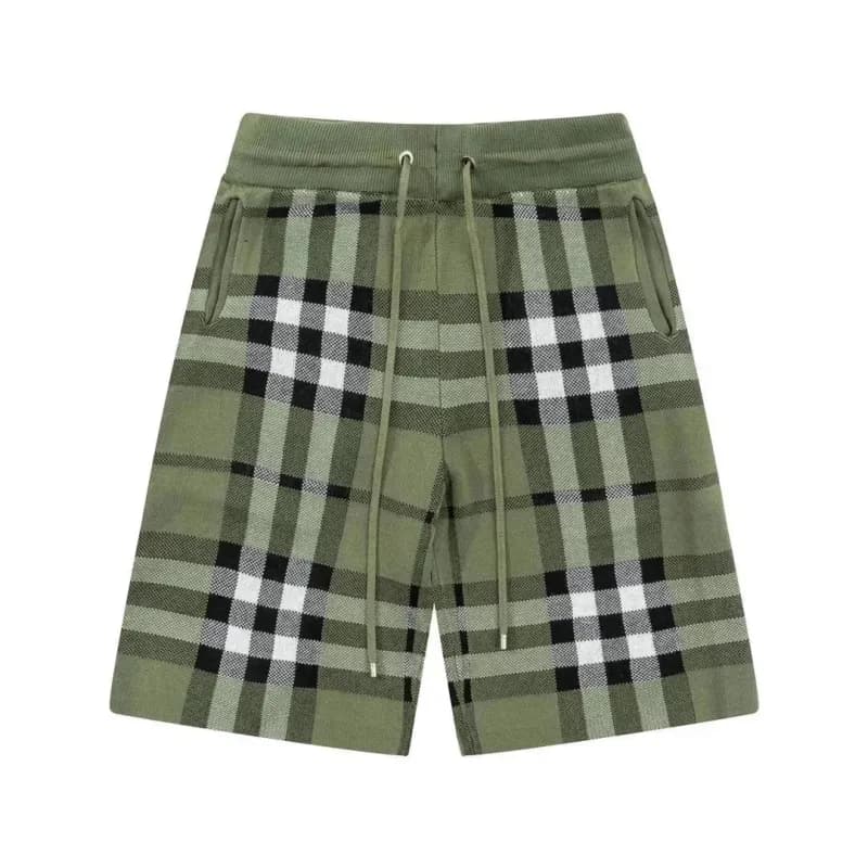 Burberry Equestrian Knight Print Shorts All-Over Logo — 020105011