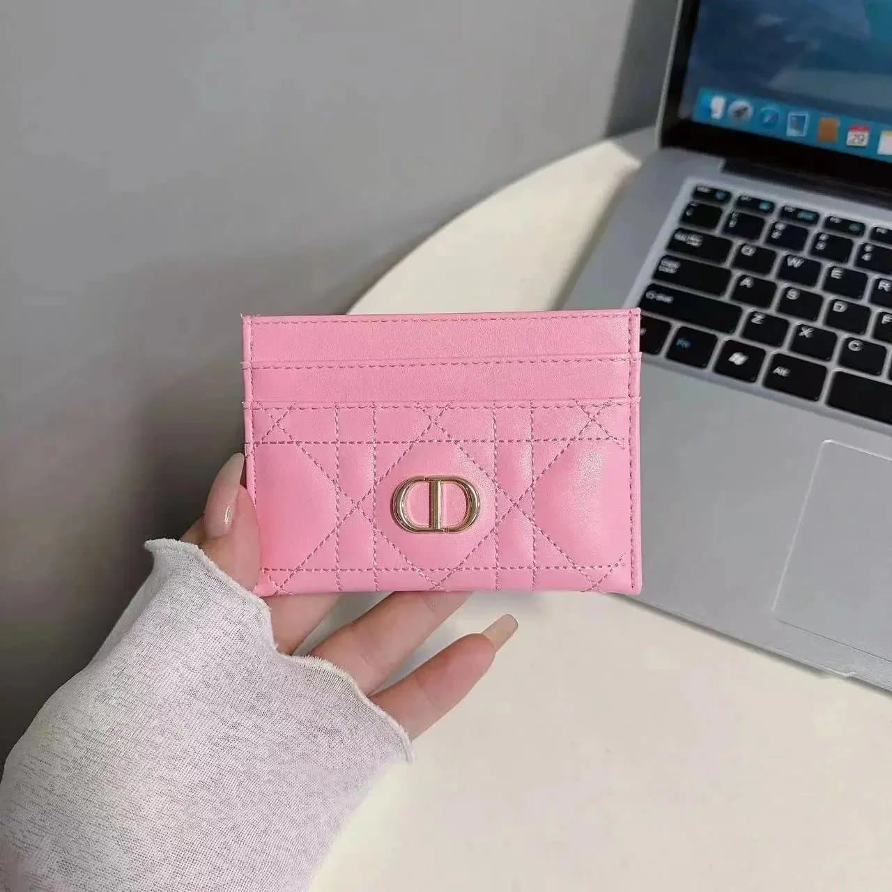 Dior Card Holder Cannage Quilted