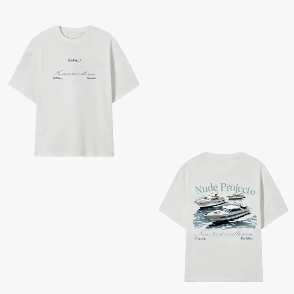 Broken Planet Graphic Tee Swan Print — H