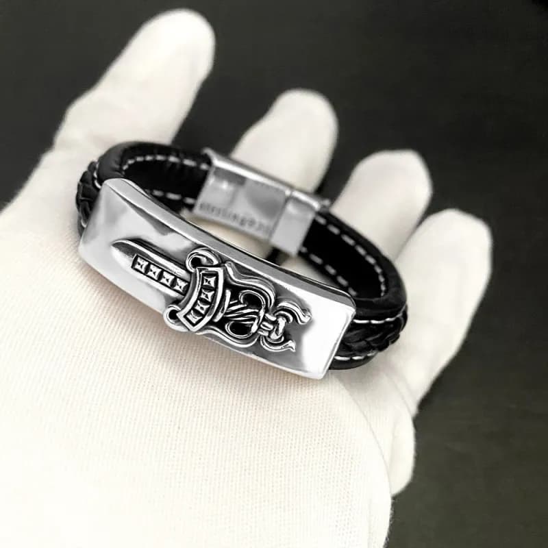 Chrome Hearts Sword Bracelet Cross & Sword