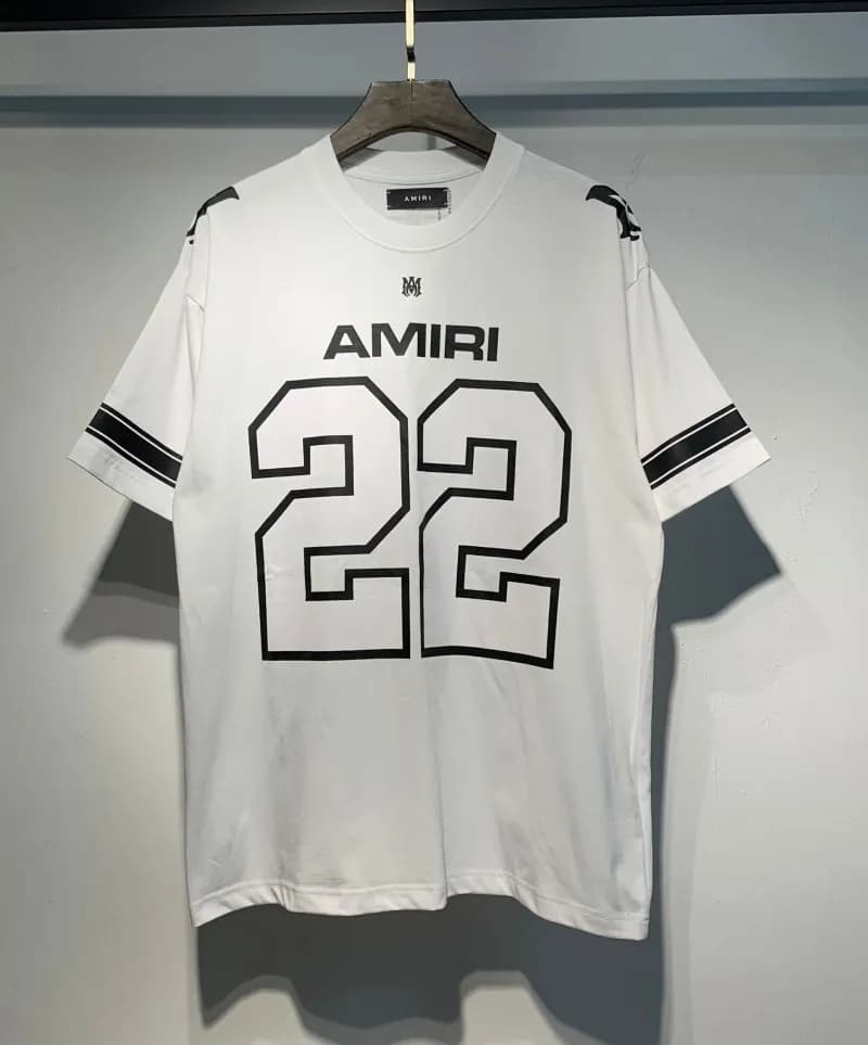 Amiri Logo T-Shirt Mesh Script — 706 white