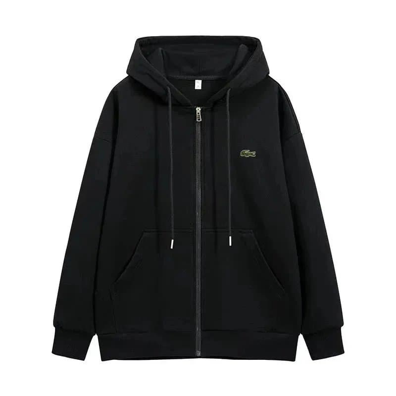 Lacoste Hooded Sweatshirt Solid Purple — 1