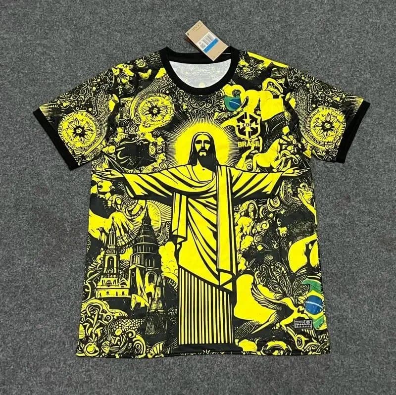 Nike Brazil National Team Jersey Cristo Redentor Graphic