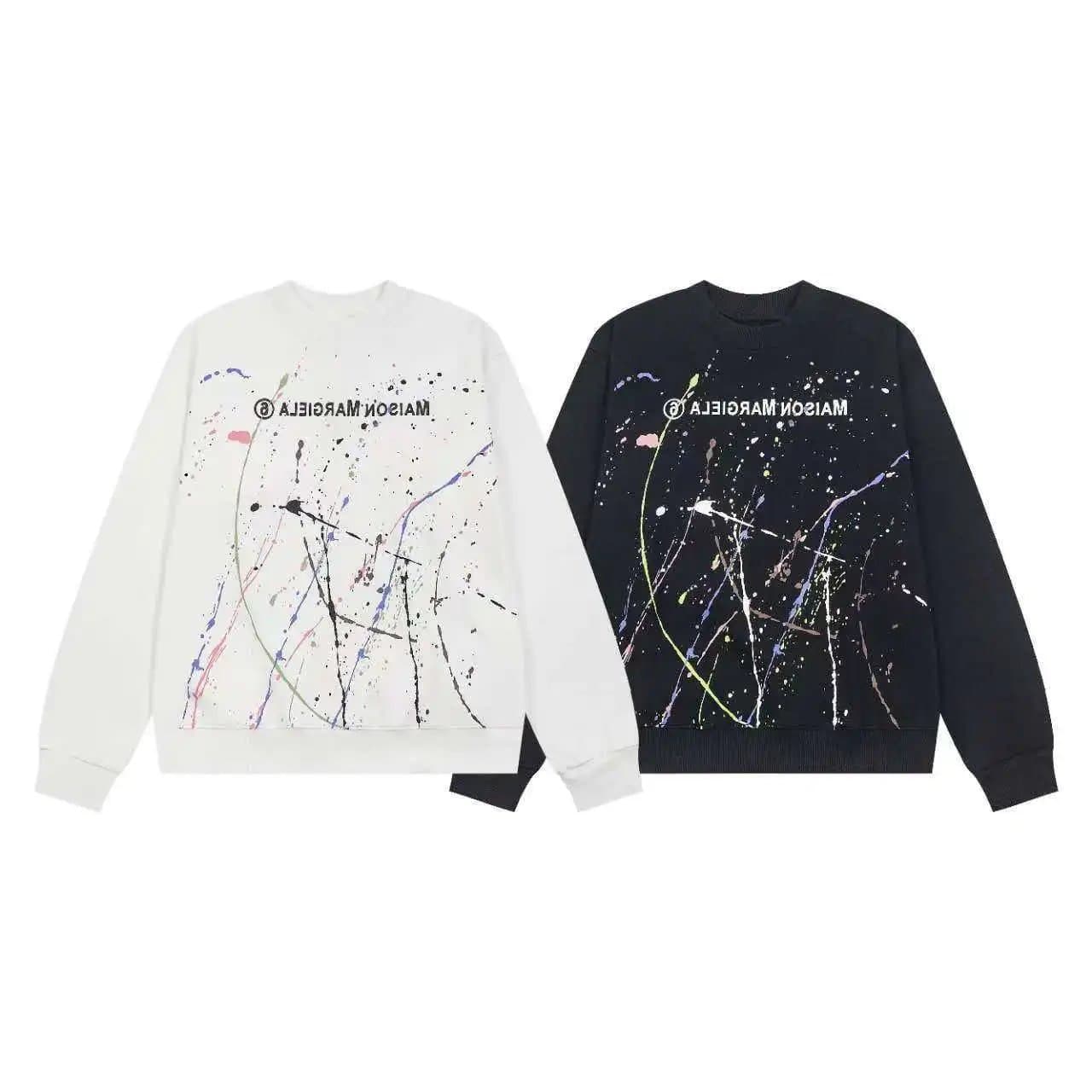 Maison Margiela Paint Splatter Sweatshirt Multi-color Paint Splatter