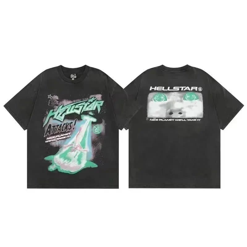 Hellstar Graphic Tee Breaking News Print — 15