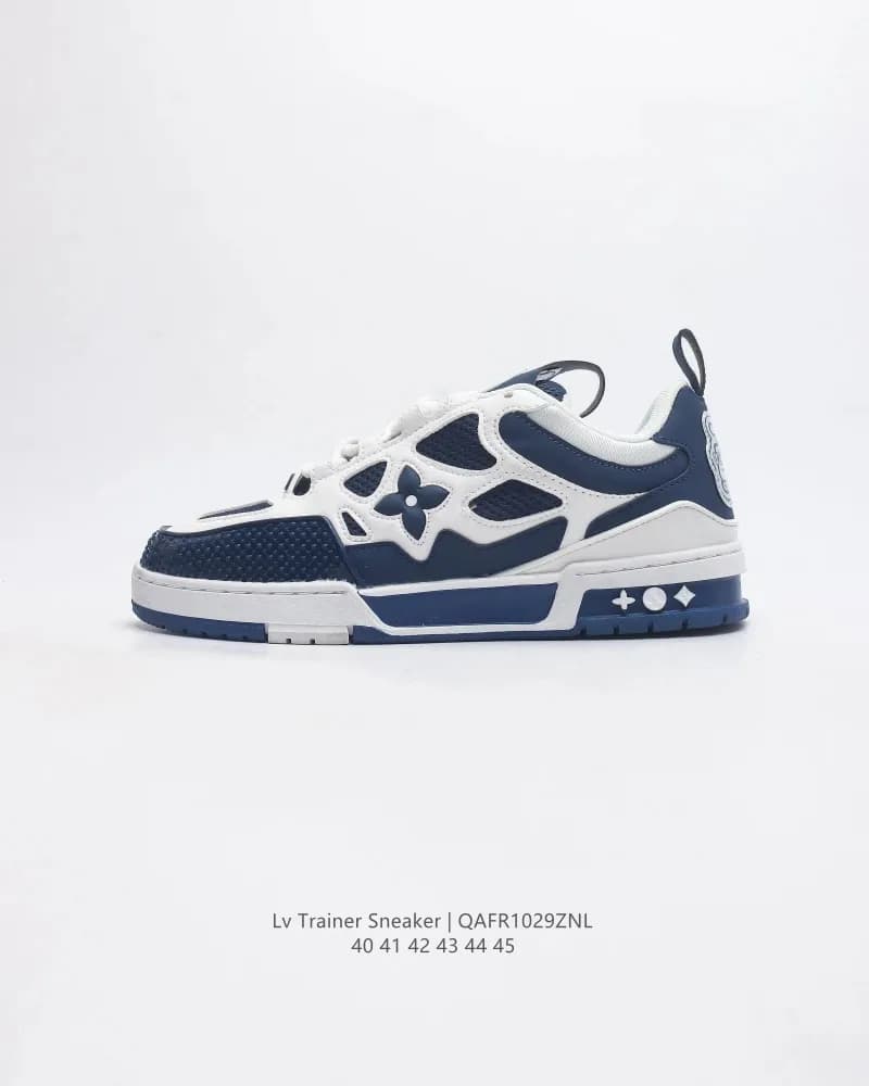 Louis Vuitton Trainer Sneaker Monogram Flower