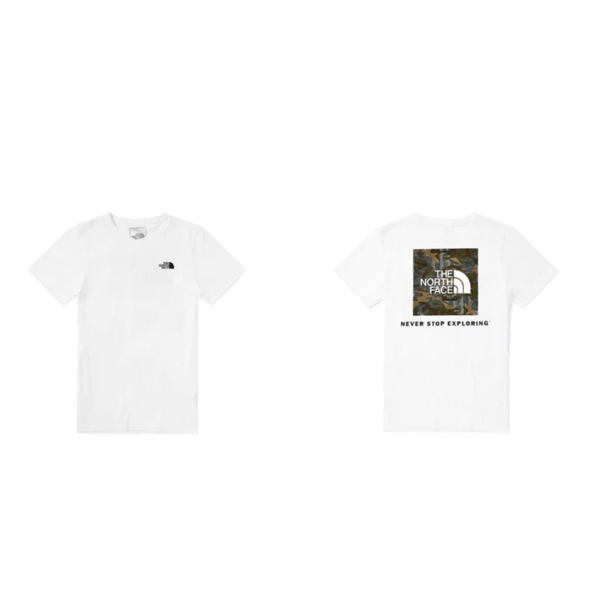 The North Face Short-Sleeve Tee Never Stop Exploring — 17-白色235