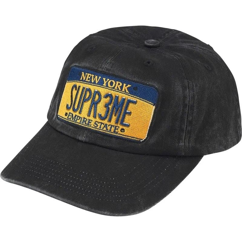 Supreme Snapback Cap New York License Plate
