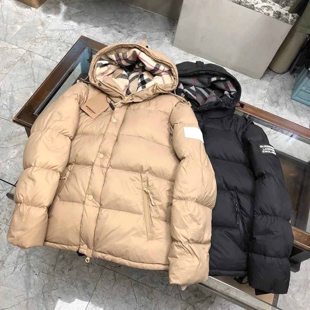 Burberry Puffer Jacket Checkered Lining