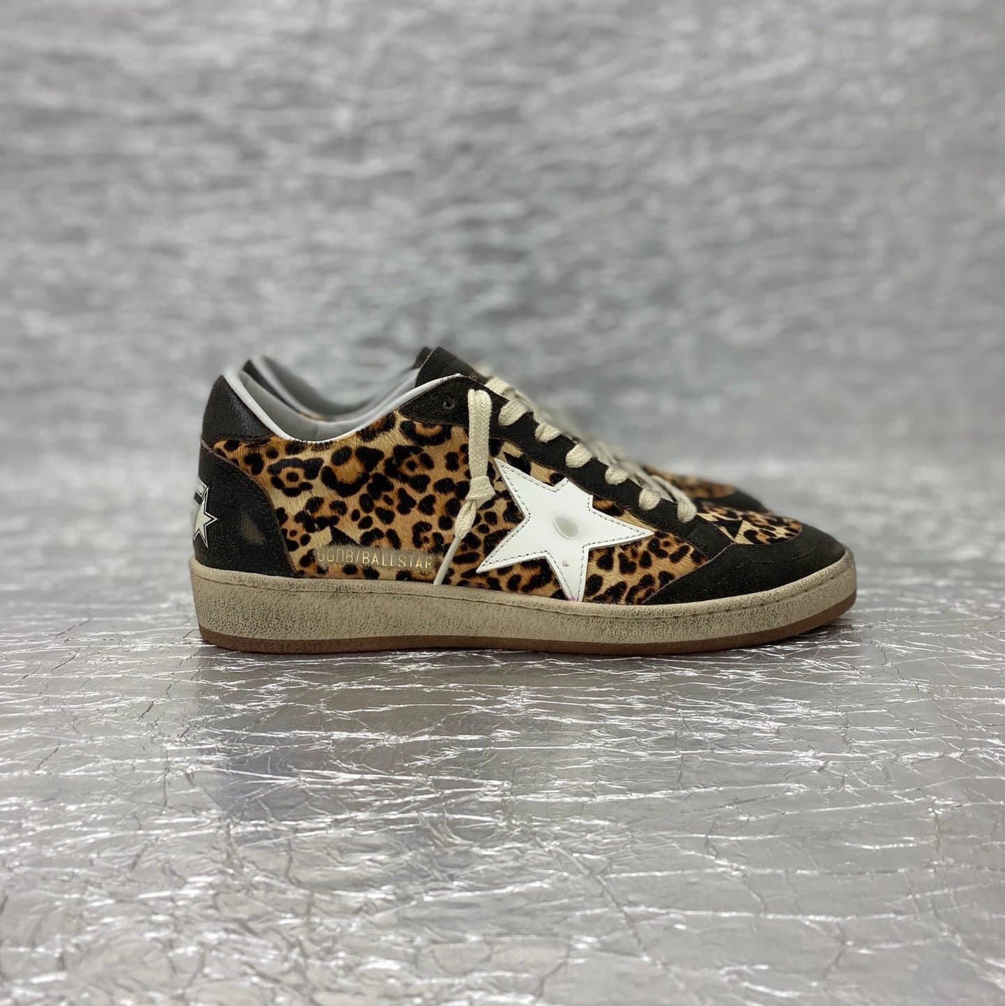 Golden Goose Ball Star Leopard Print