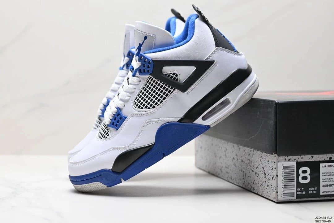 Air Jordan 4 White Cement Blue
