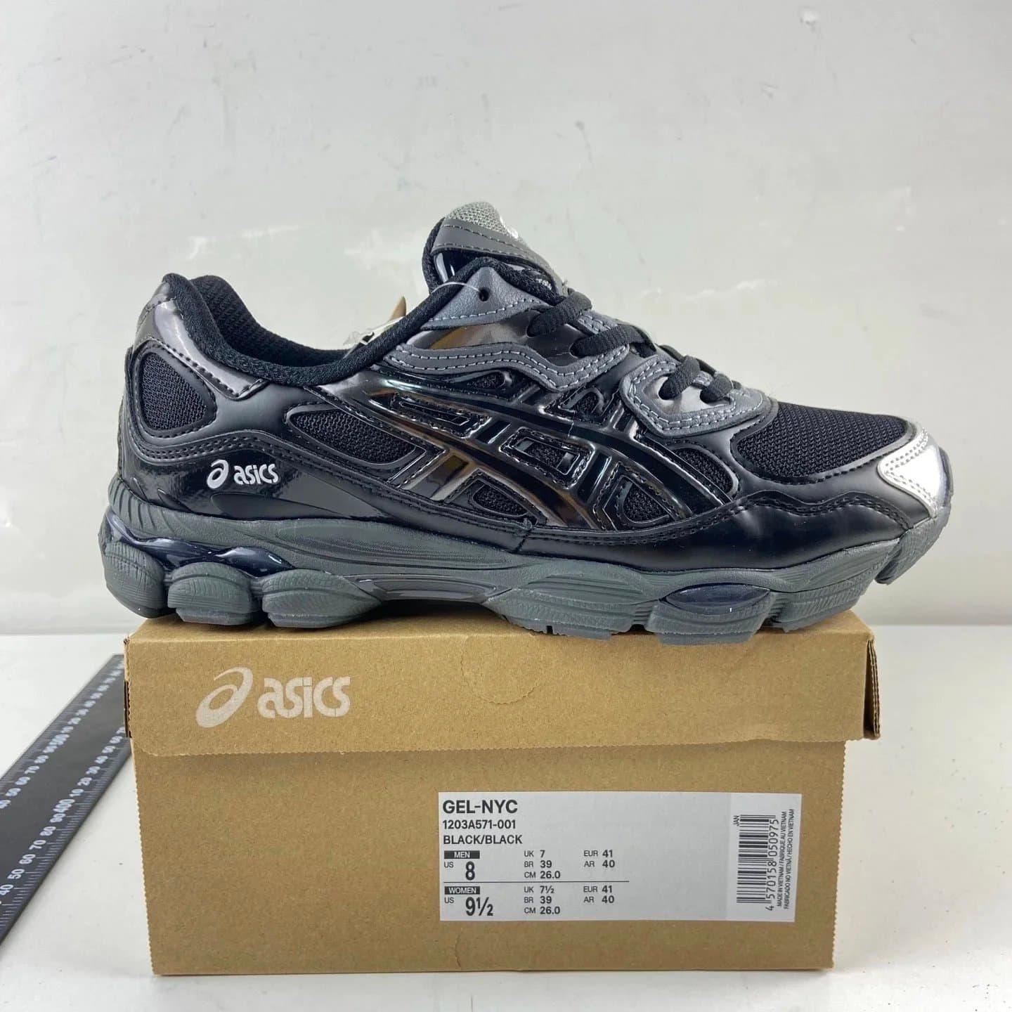 Asics Gel-Lyte III Silver Grey — 黑联名：1203A571-001 · M版