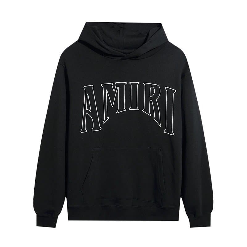 Amiri Hooded Sweatshirt Outline Logo
