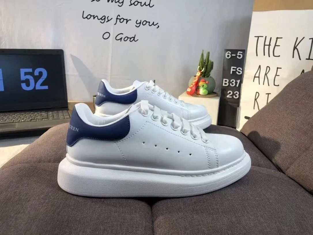 Alexander McQueen Sneaker White/Navy