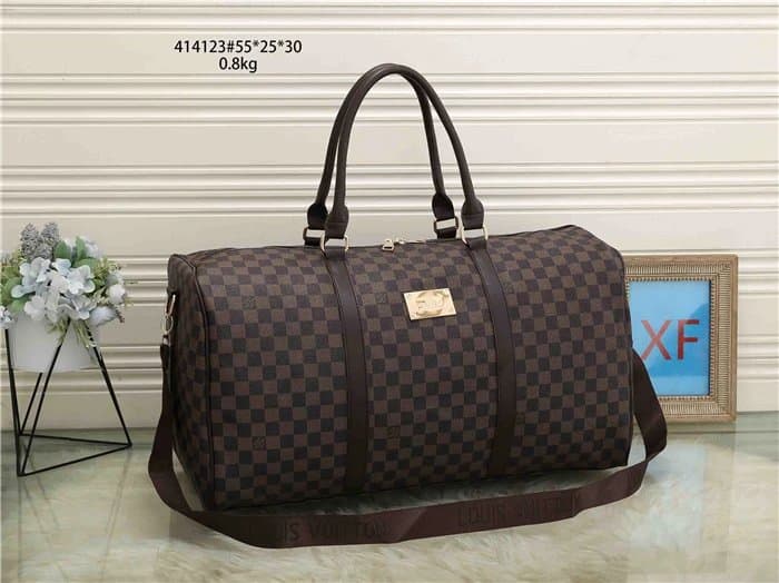 Louis Vuitton Keepall Damier Graphite — 414123# 咖格