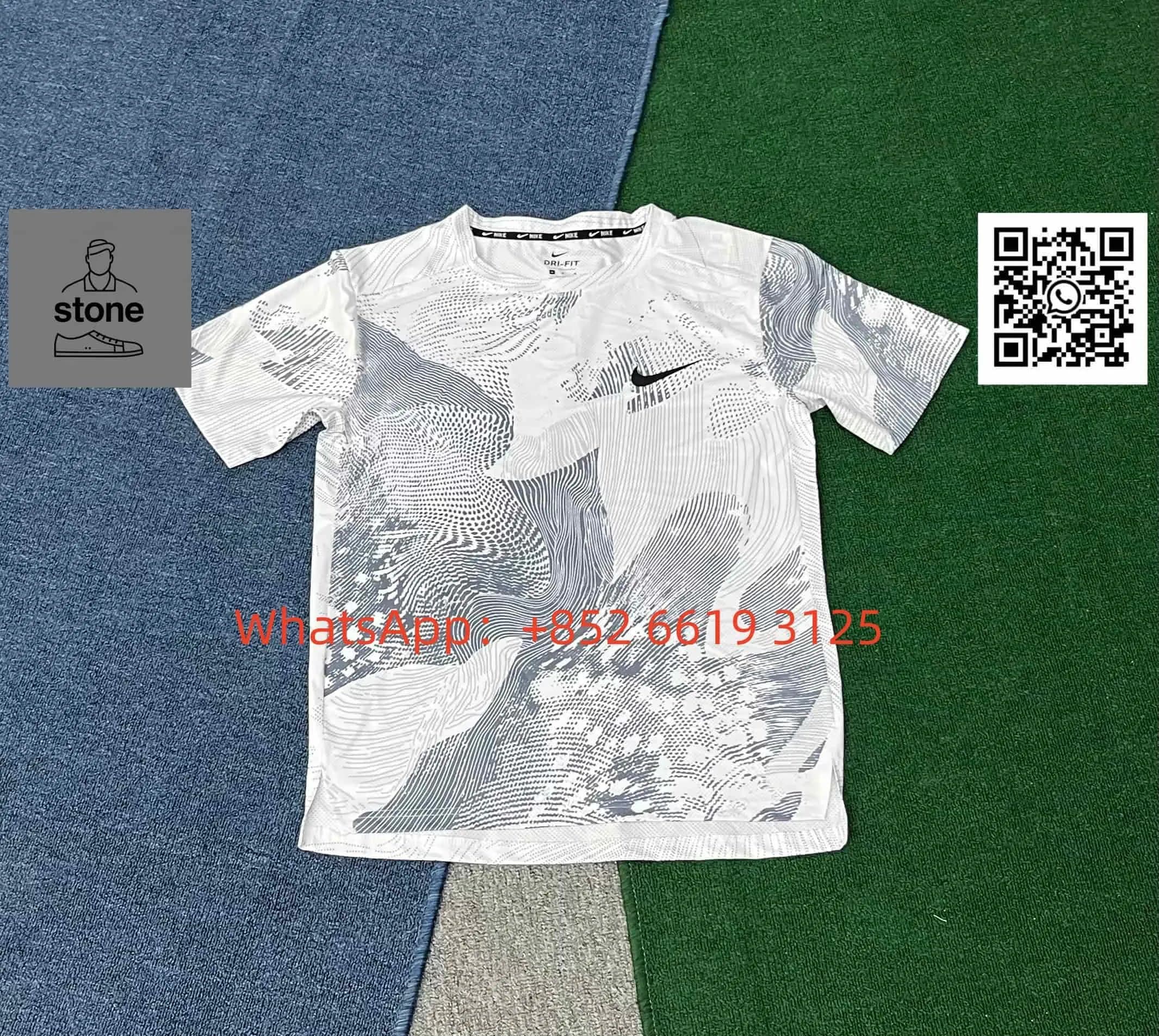 Nike Dri-FIT Tee Abstract Wave Print